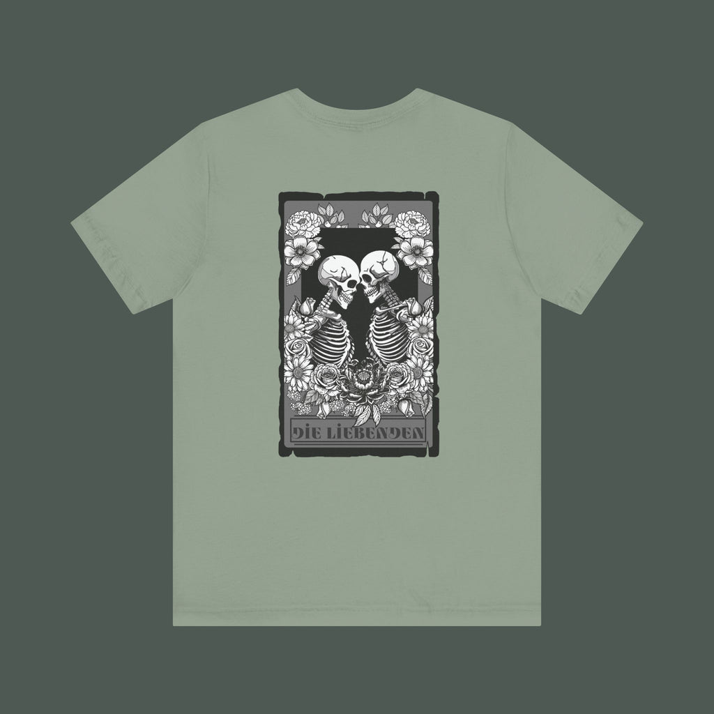 High-Quality Graphic Tee, Skeletons, Casual Wear, Halloween Shirt, Gift for Him/Her, Everyday Comfort