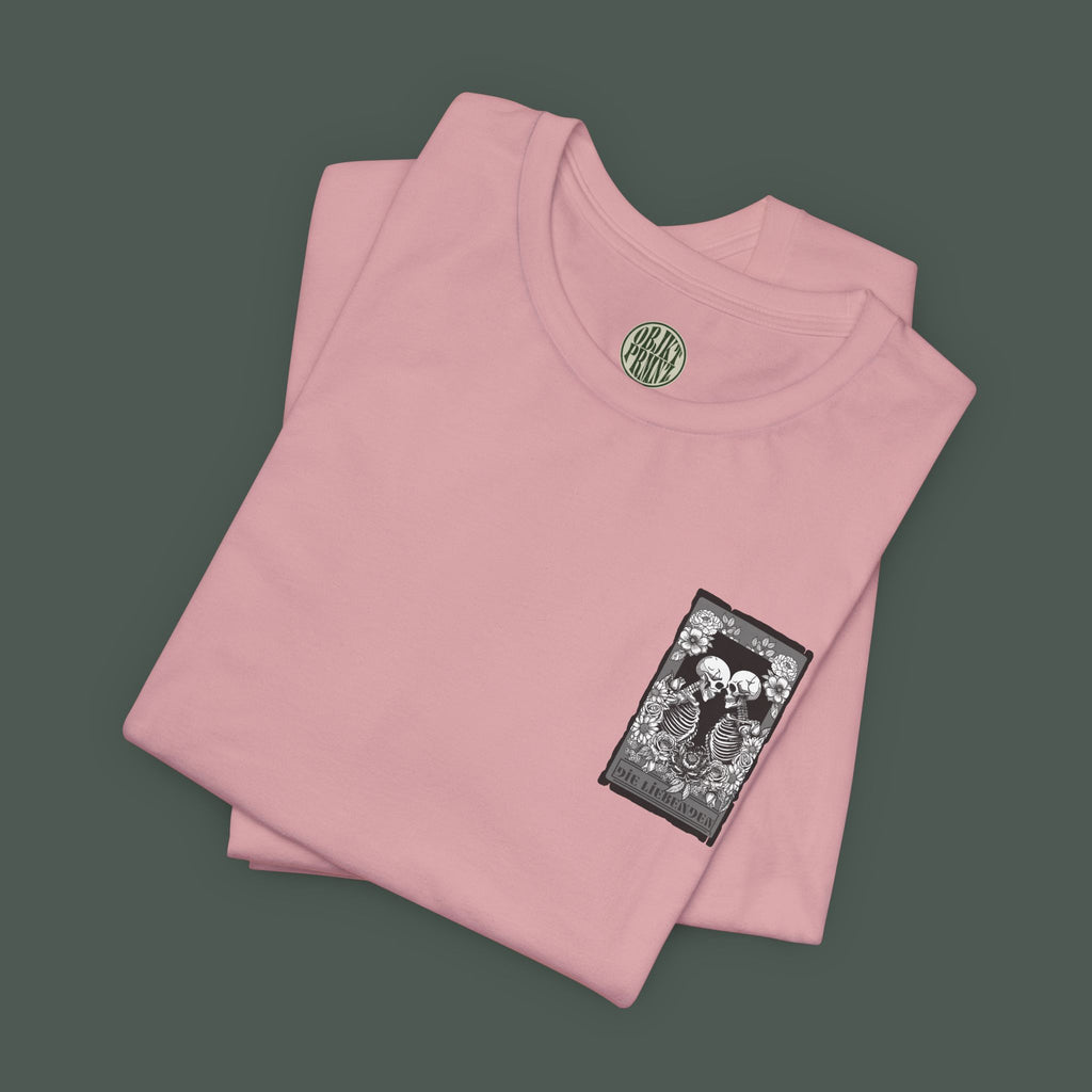High-Quality Graphic Tee, Skeletons, Casual Wear, Halloween Shirt, Gift for Him/Her, Everyday Comfort