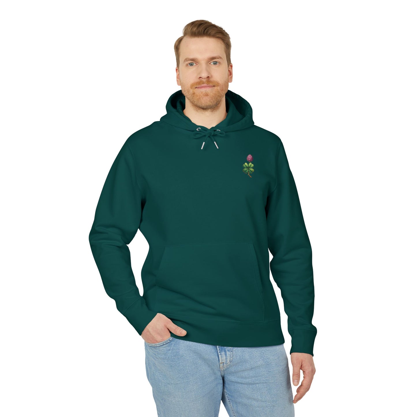 Floral Clover Design Hoodie for Nature Lovers "Clover"