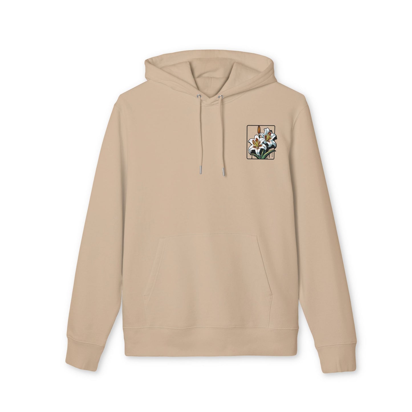 Floral Unisex Hoodie - Striking Lily Design for Nature Lovers "Lily"