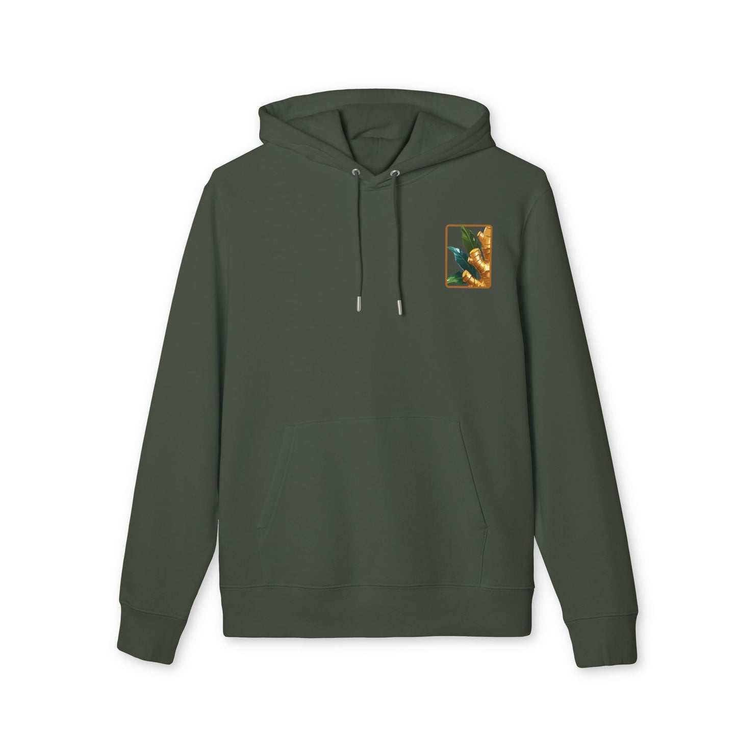 Ginger-Inspired Unisex Cruiser Hoodie - Botanical Art Design "Ginger"