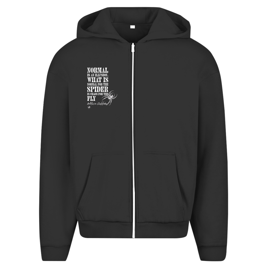 Herren Oversize Zipper Hoodie Chaos