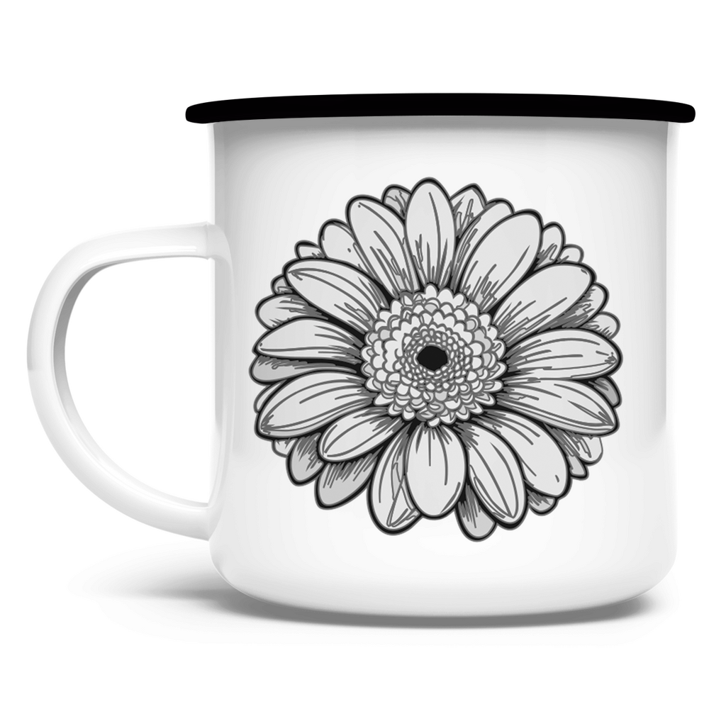Emaille Tasse .
