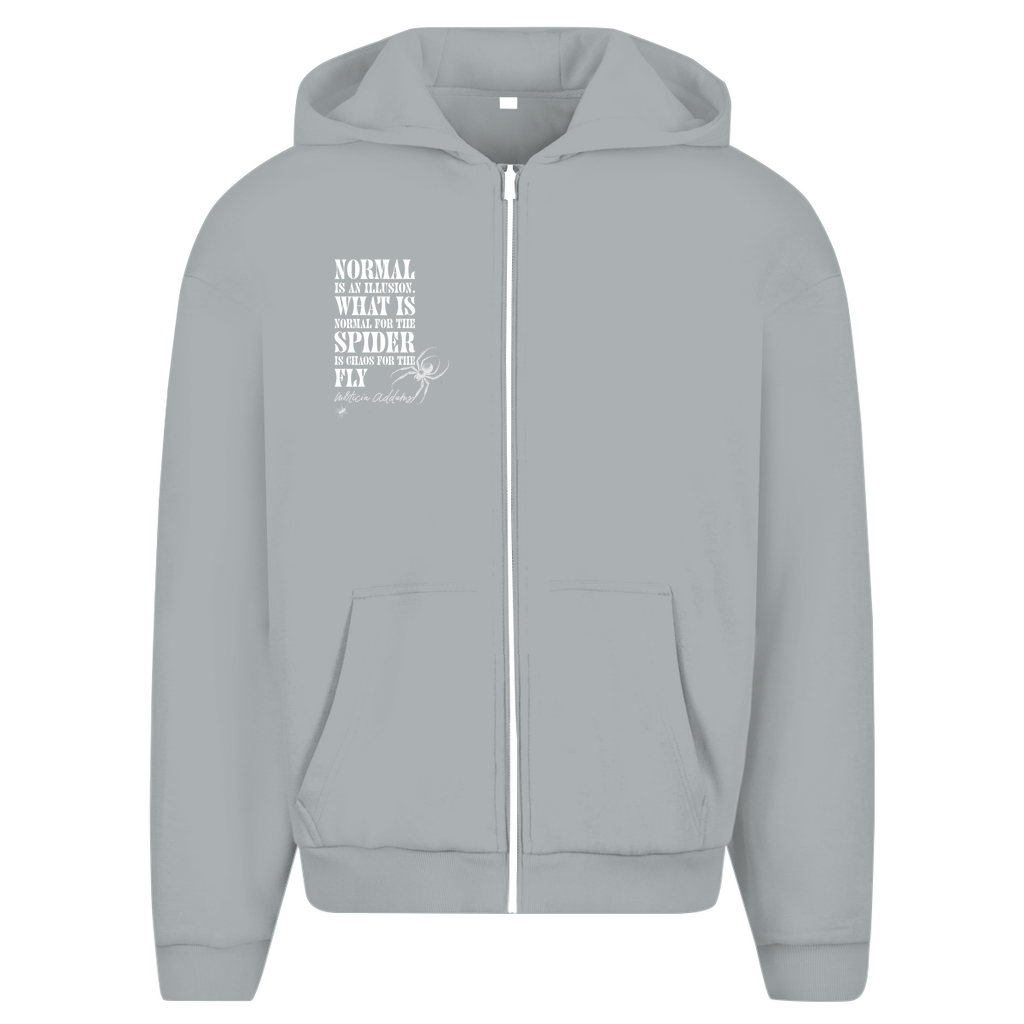 Herren Oversize Zipper Hoodie Chaos