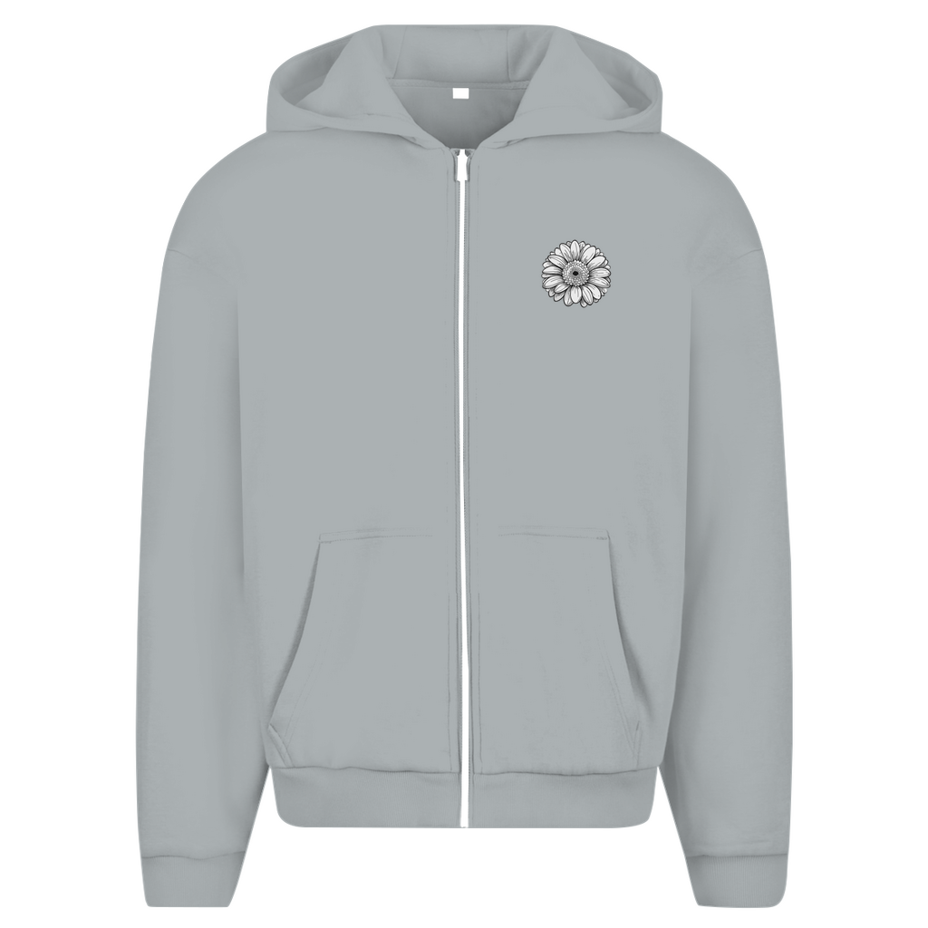 Herren Oversize Zipper Hoodie .